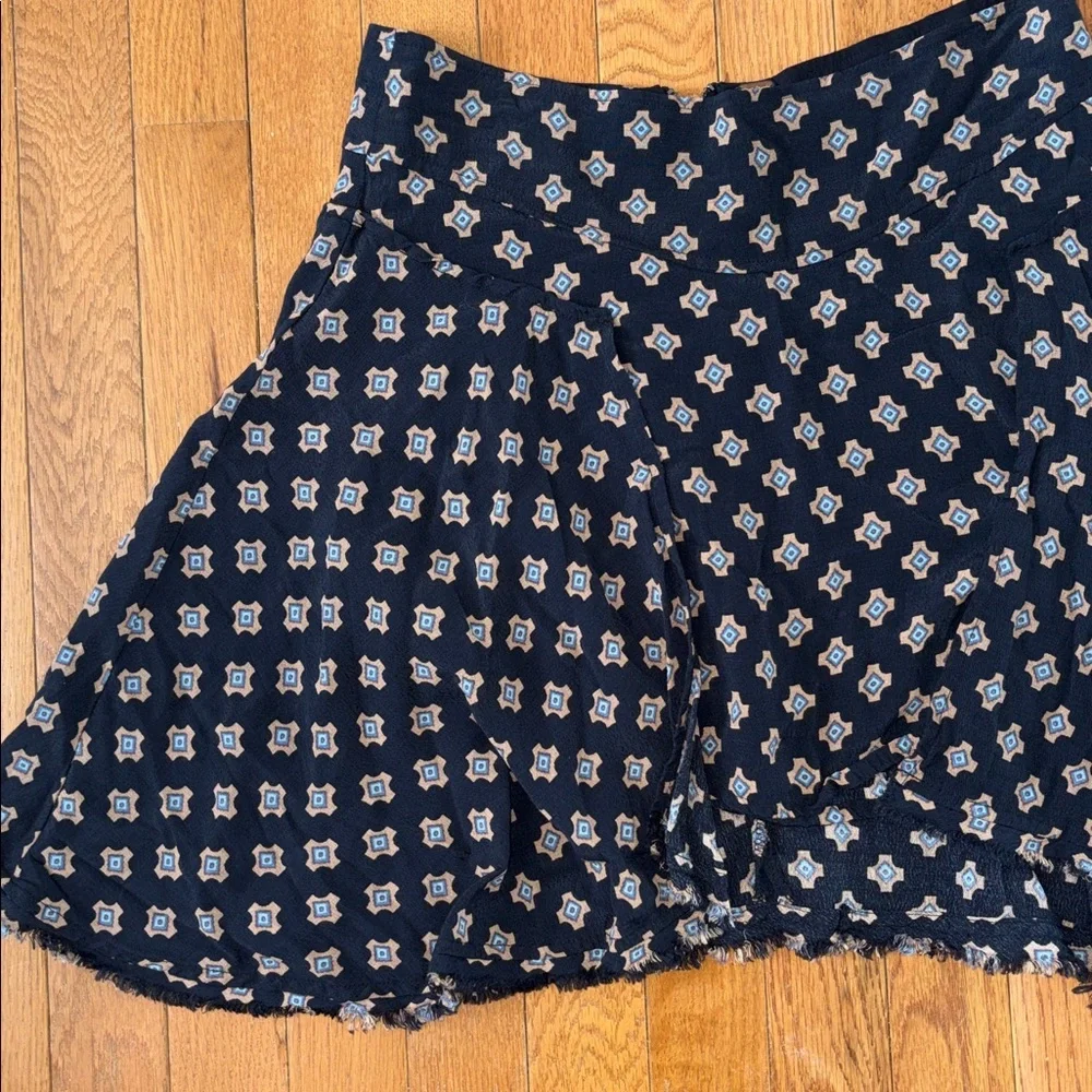 Free People Skater Skirt Size 4 or Size Small Lined Boho New York Asymmetrical - Picture 3 of 10
